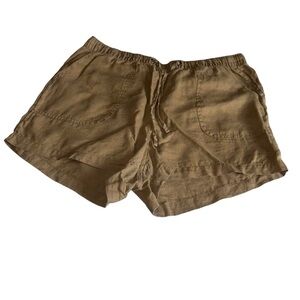 C&C California Women’s XL Casual Tan Shorts Drawstring Pockets Hiking Coastal